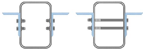 how to bolt through box section